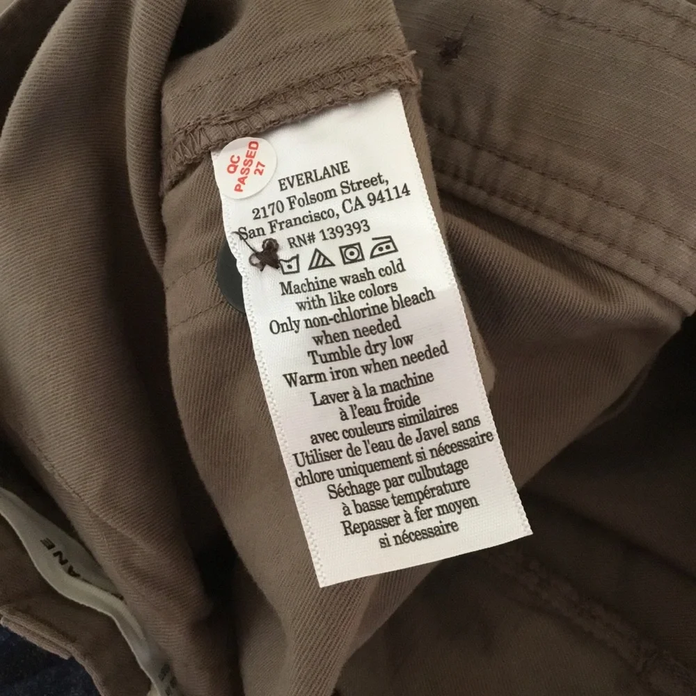 NEW Everlane The Fatigue Barrel High Rise Pants
